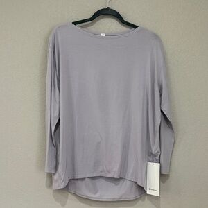 lululemon athletica Light Purple Long Sleeve Top